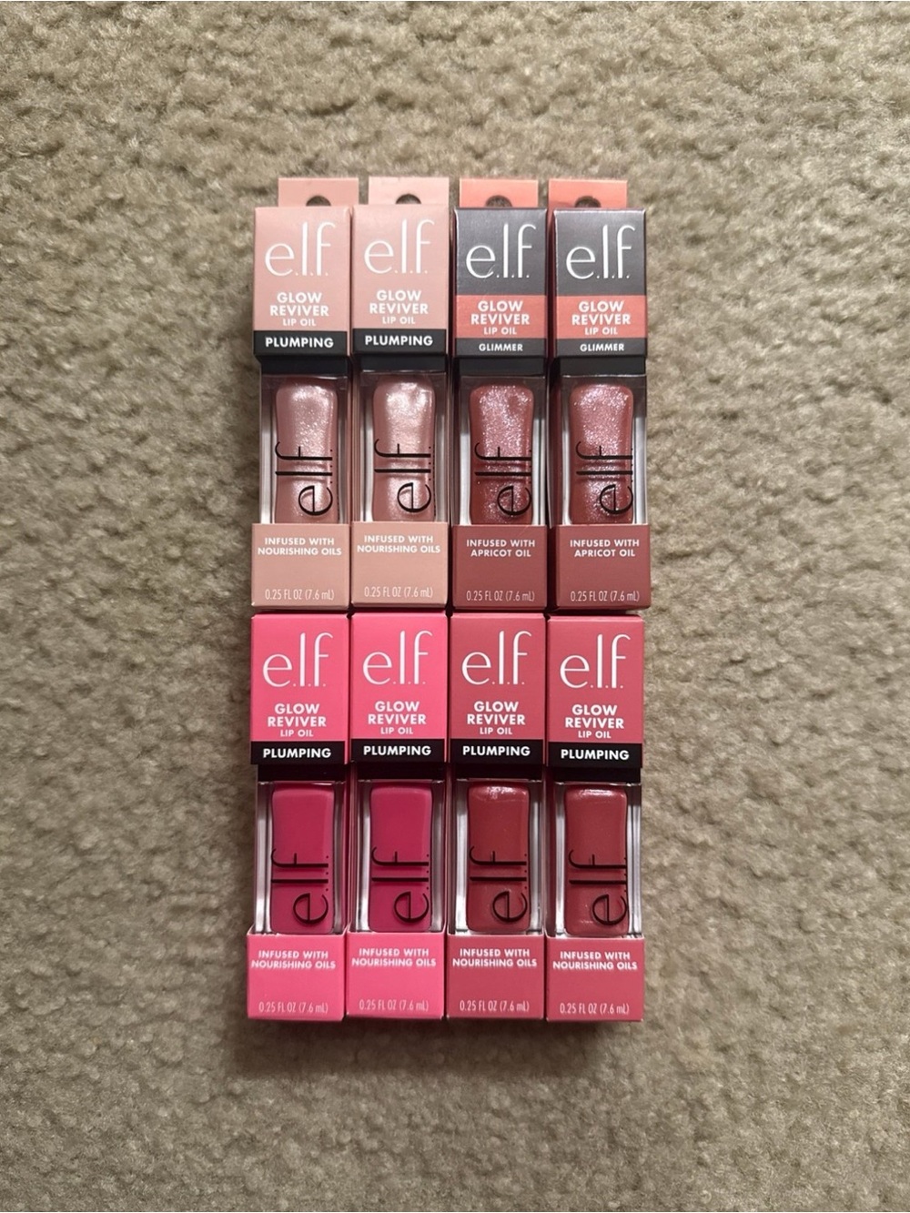 Elf Glow Reviver Lip Oil (Bundle of 8)